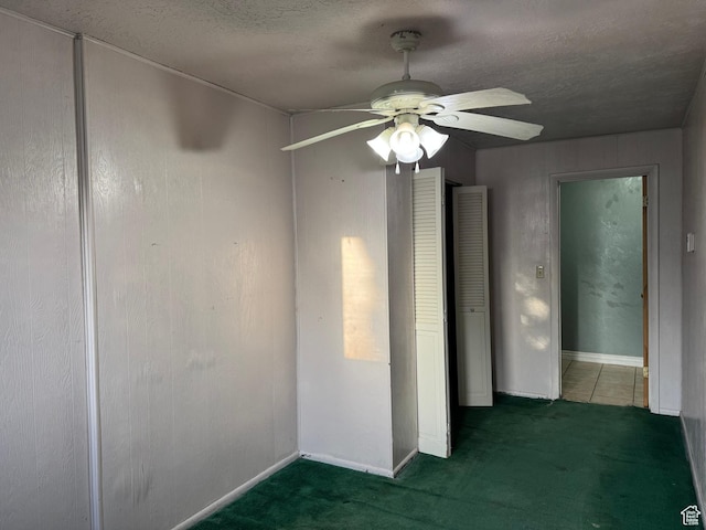 109 W 300 S, Holden, UT 84636 - unfurnished room with ceiling fan, a textured ceiling, and carpet