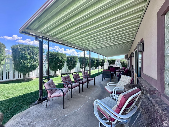 1660 E 900 S Unit 19, Clearfield, UT 84015 - view of patio with an outdoor hangout area and outdoor dining area