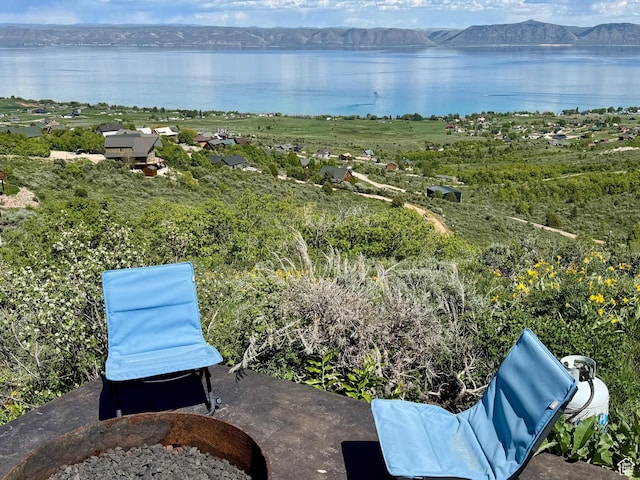357 Juniper Dr Unit 480, Fish Haven, ID 83287 - drone / aerial view of a water and mountain view