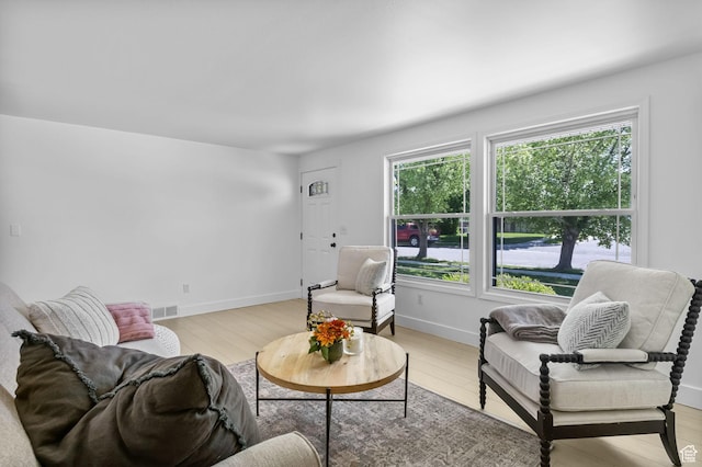 9224 S Benson Way, Sandy, UT 84070 - living area with light wood-type flooring and baseboards