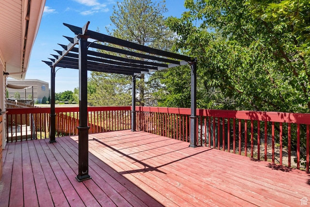 9224 S Benson Way, Sandy, UT 84070 - deck featuring a pergola