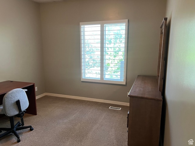 93 E Sweet Berry Ct, Draper, UT 84020 - carpeted home office featuring baseboards