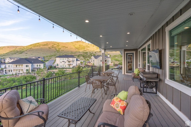 15113 S Cedar Meadow Cir, Herriman, UT 84096 - deck featuring a residential view