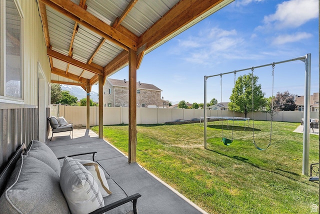 926 N 600 W, American Fork, UT 84003 - view of patio with a trampoline