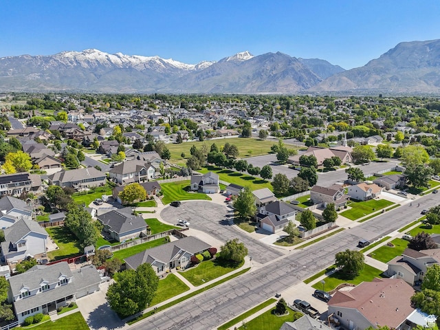 926 N 600 W, American Fork, UT 84003 - aerial view of residential area featuring a mountainous background