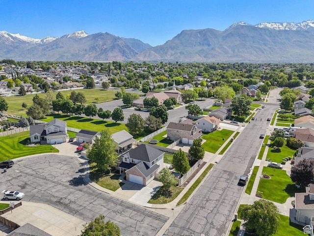 926 N 600 W, American Fork, UT 84003 - aerial view of residential area featuring mountains