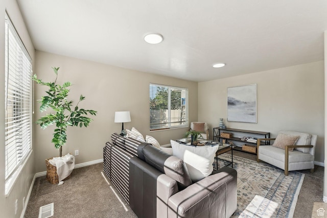 926 N 600 W, American Fork, UT 84003 - carpeted living room featuring baseboards and recessed lighting