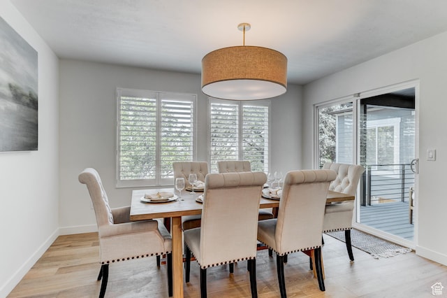 7474 S Brighton Way, Cottonwood Heights, UT 84121 - dining space featuring wood finished floors and baseboards