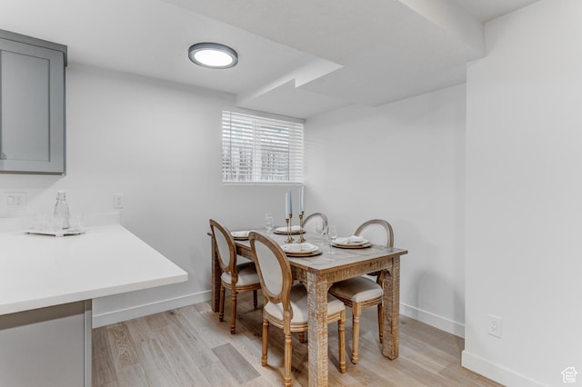 7474 S Brighton Way, Cottonwood Heights, UT 84121 - dining space with light wood finished floors and baseboards