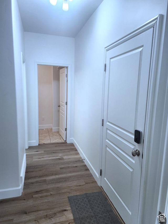 246 E Topspin Way, Lehi, UT 84043 - hall with wood finished floors and baseboards