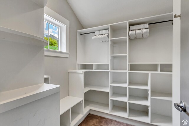 1685 N 300 E, Midway, UT 84049 - spacious closet with vaulted ceiling and carpet floors
