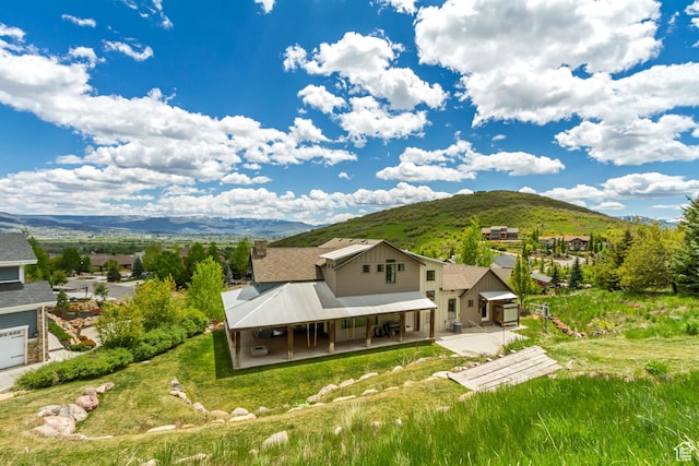 1685 N 300 E, Midway, UT 84049 - aerial view of property and surrounding area with a mountainous background