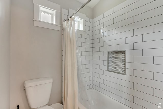 1685 N 300 E, Midway, UT 84049 - full bathroom with toilet and shower / bathtub combination with curtain