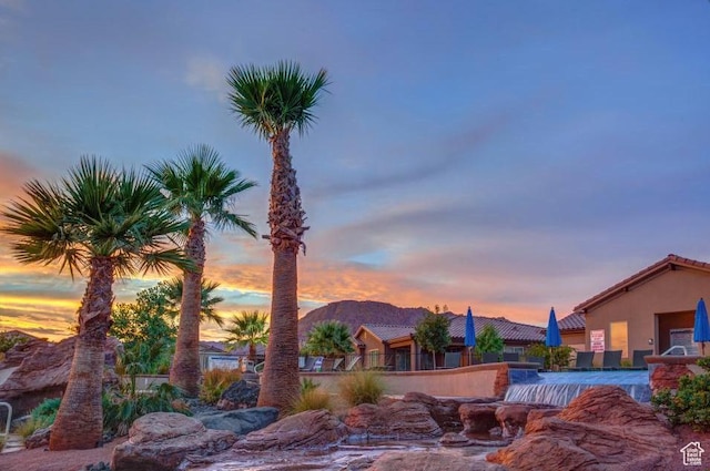 3800 Paradise Village Dr Unit 84, Santa Clara, UT 84765 - view of pool at dusk
