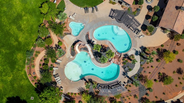 3800 Paradise Village Dr Unit 84, Santa Clara, UT 84765 - drone / aerial view of a pool