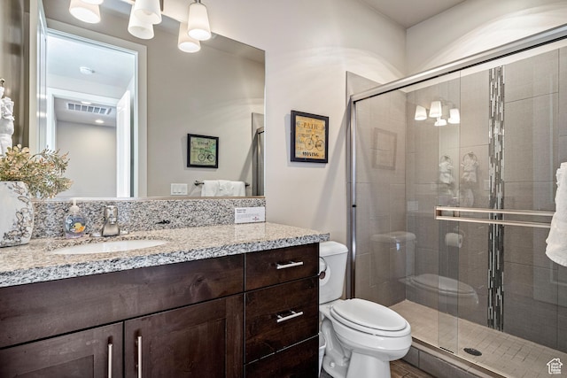 3800 Paradise Village Dr Unit 84, Santa Clara, UT 84765 - full bath featuring toilet, vanity, and a stall shower