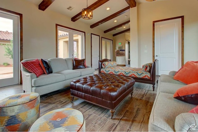 3800 Paradise Village Dr Unit 84, Santa Clara, UT 84765 - living area featuring wood finished floors, plenty of natural light, and recessed lighting