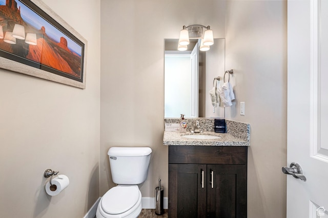 3800 Paradise Village Dr Unit 84, Santa Clara, UT 84765 - bathroom with vanity, toilet, and baseboards