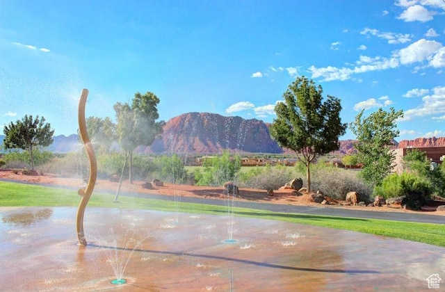 3800 Paradise Village Dr Unit 84, Santa Clara, UT 84765 - view of patio featuring a mountain view