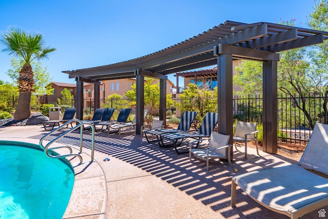 3800 Paradise Village Dr Unit 84, Santa Clara, UT 84765 - view of pool featuring a pergola and a patio area