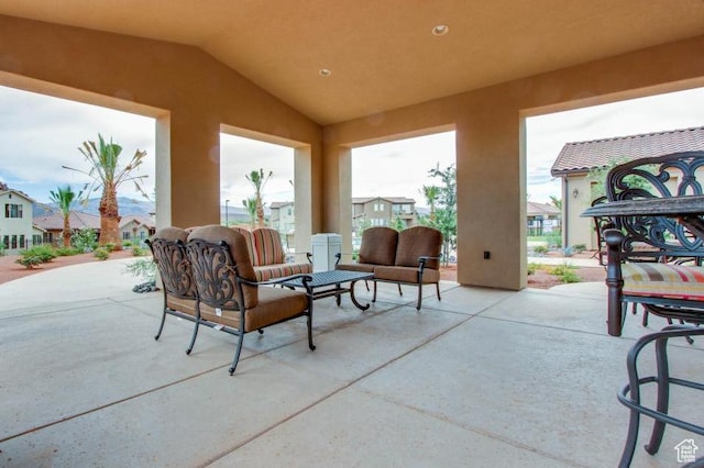 3800 Paradise Village Dr Unit 84, Santa Clara, UT 84765 - view of patio / terrace featuring outdoor lounge area and a residential view