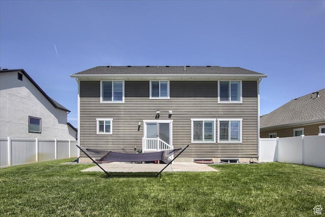 2321 W Harmony Dr S, Layton, UT 84041 - back of property with a patio
