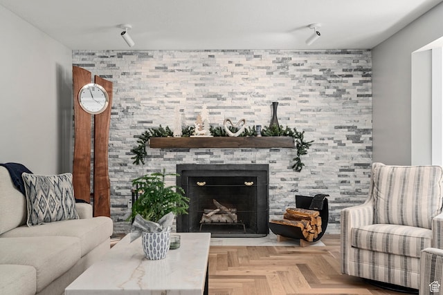 10927 S Lostwood Dr, Sandy, UT 84092 - living area with a large fireplace