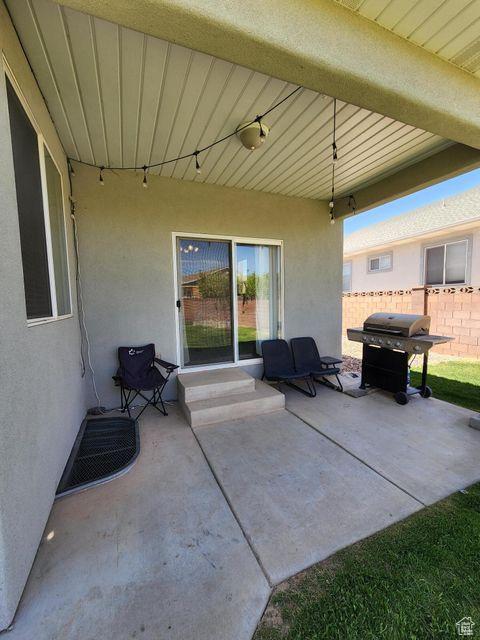 779 S 1850 W, Cedar City, UT 84720 - view of patio featuring a grill