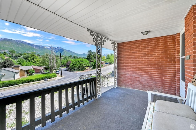 4825 S Burch Creek Dr E, South Ogden, UT 84403 - balcony featuring a mountain view