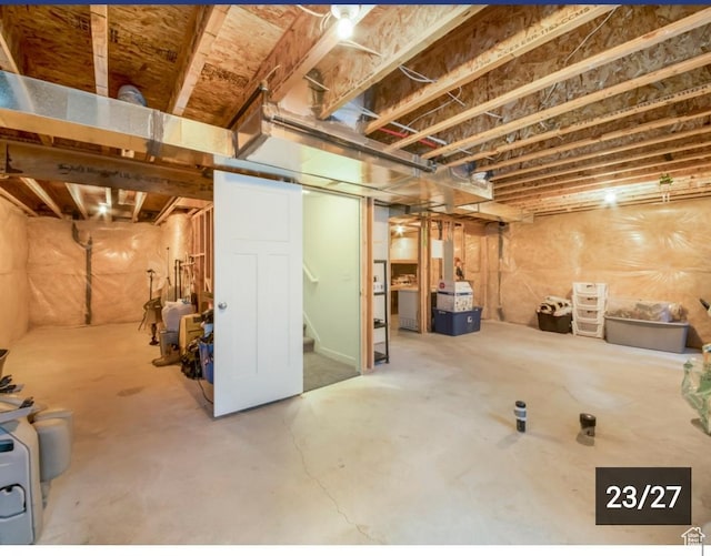 269 W Willow Dr, Saratoga Springs, UT 84045 - unfinished basement with stairs
