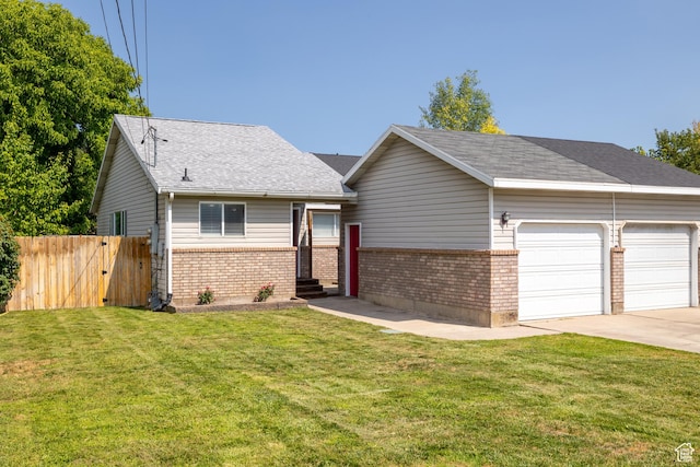 429 S Storrs Ave, American Fork, UT 84003 - ranch-style house featuring brick siding, a garage, driveway, and roof with shingles