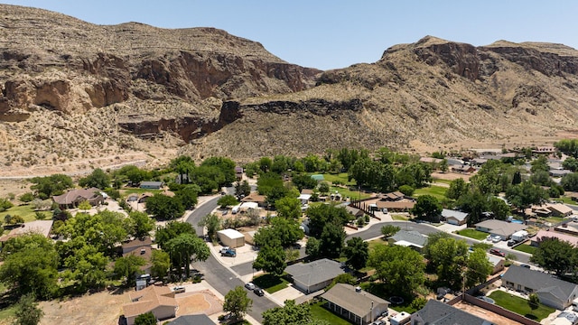 845 S 80 W, Hurricane, UT 84737 - aerial overview of property's location with nearby suburban area and a mountainous background