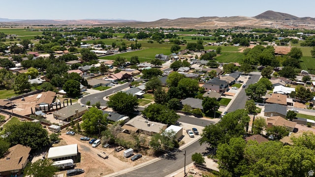 845 S 80 W, Hurricane, UT 84737 - aerial perspective of suburban area featuring mountains