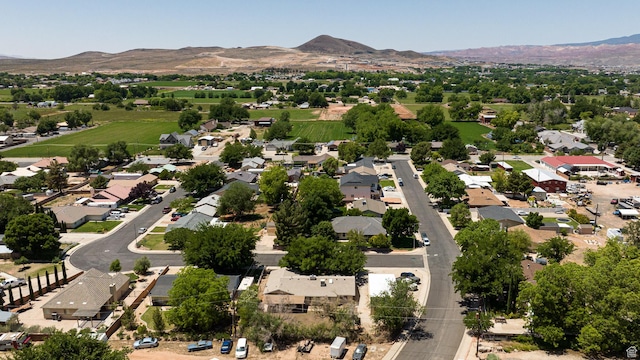 845 S 80 W, Hurricane, UT 84737 - aerial perspective of suburban area featuring a mountainous background