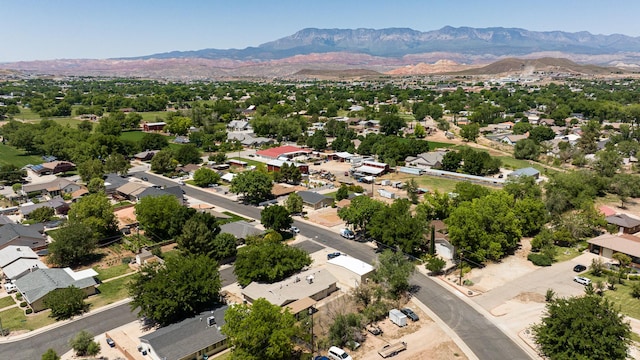 845 S 80 W, Hurricane, UT 84737 - aerial perspective of suburban area featuring a mountainous background