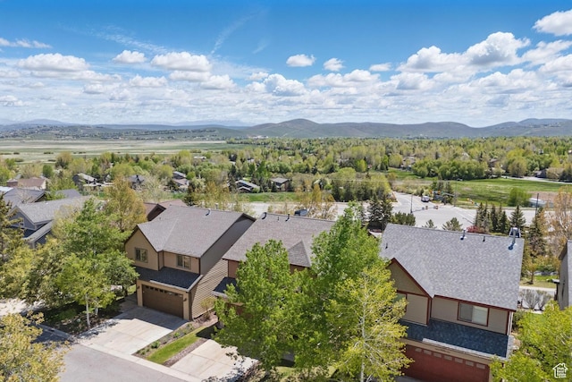 5430 N Cross Country Way, Park City, UT 84098 - drone / aerial view of a mountainous background