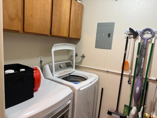 3975 S 805 E Unit G, Salt Lake City, UT 84107 - laundry area with electric panel, separate washer and dryer, and cabinet space