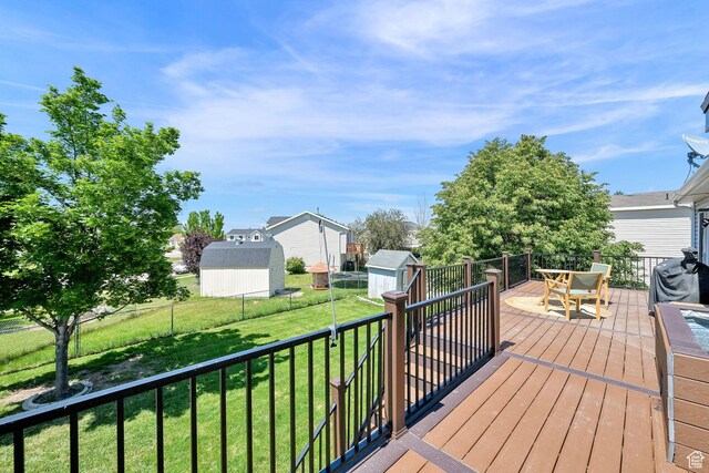 5443 S 4175 W, Roy, UT 84067 - view of deck