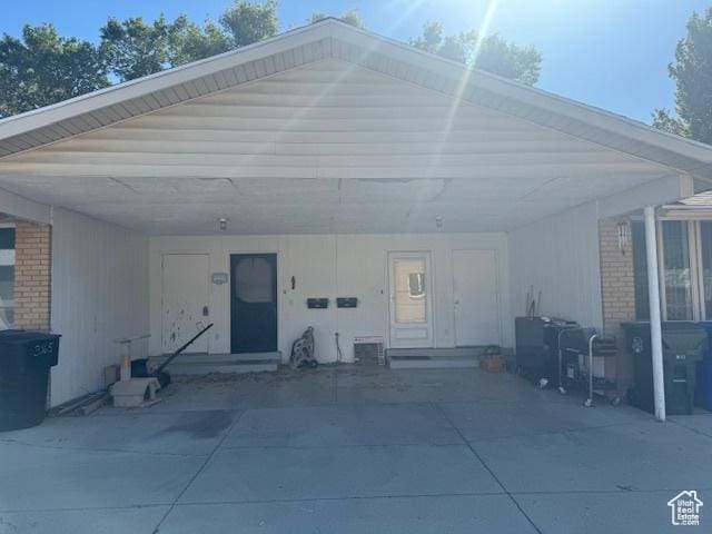 3165 S Green St, Salt Lake City, UT 84106 - exterior space featuring an attached carport and entry steps