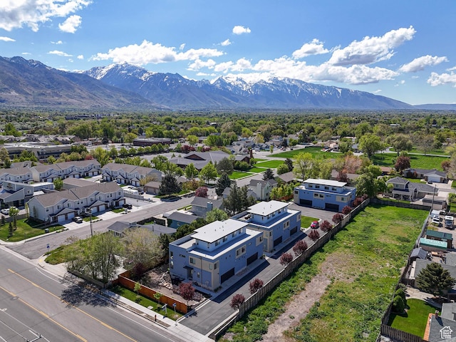 4535 S Bleecker Pl, Millcreek, UT 84117 - aerial view of residential area featuring mountains