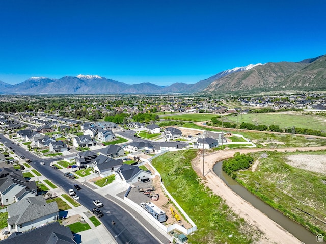 1279 S 50 E, Salem, UT 84653 - aerial perspective of suburban area featuring a mountain backdrop