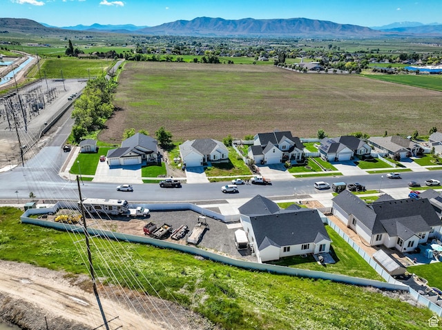 1279 S 50 E, Salem, UT 84653 - aerial view of residential area featuring a mountain backdrop