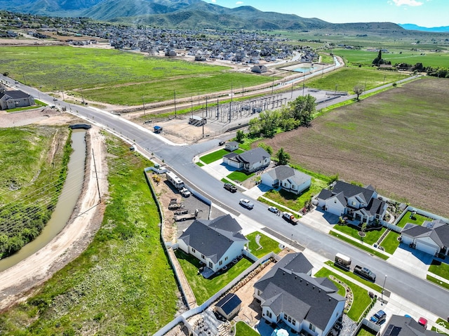 1279 S 50 E, Salem, UT 84653 - aerial view of residential area featuring a mountain backdrop