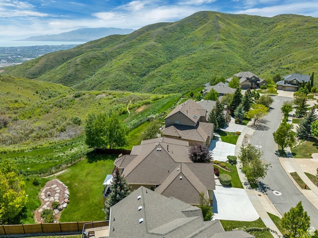 1804 E Longbranch Ct, Draper Ut Cnty, UT 84020 - bird's eye view of mountains
