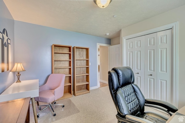 1804 E Longbranch Ct, Draper Ut Cnty, UT 84020 - office area featuring carpet flooring and baseboards