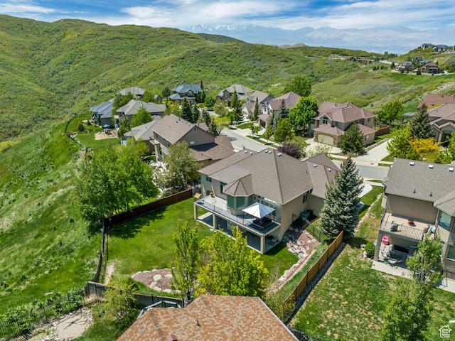 1804 E Longbranch Ct, Draper Ut Cnty, UT 84020 - aerial perspective of suburban area with a mountainous background