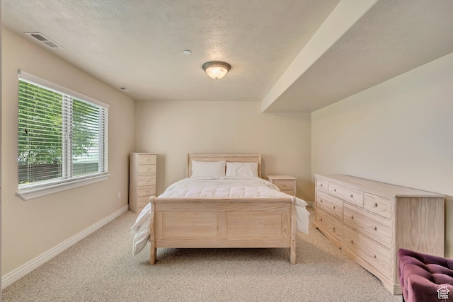 1804 E Longbranch Ct, Draper Ut Cnty, UT 84020 - bedroom featuring light colored carpet, baseboards, and a textured ceiling
