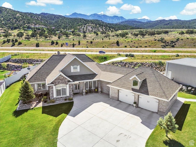 1079 S 400 E, Nephi, UT 84648 - aerial view of property and surrounding area featuring a mountainous background