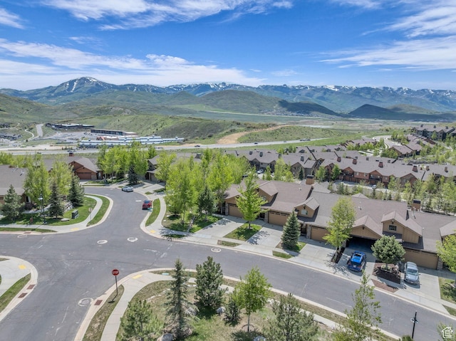 1009 W White Cloud Trl, Kamas, UT 84036 - aerial view of residential area with a mountain backdrop