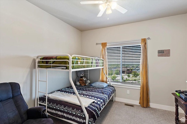 1243 Kotter Dr, Brigham City, UT 84302 - carpeted bedroom featuring baseboards and a ceiling fan